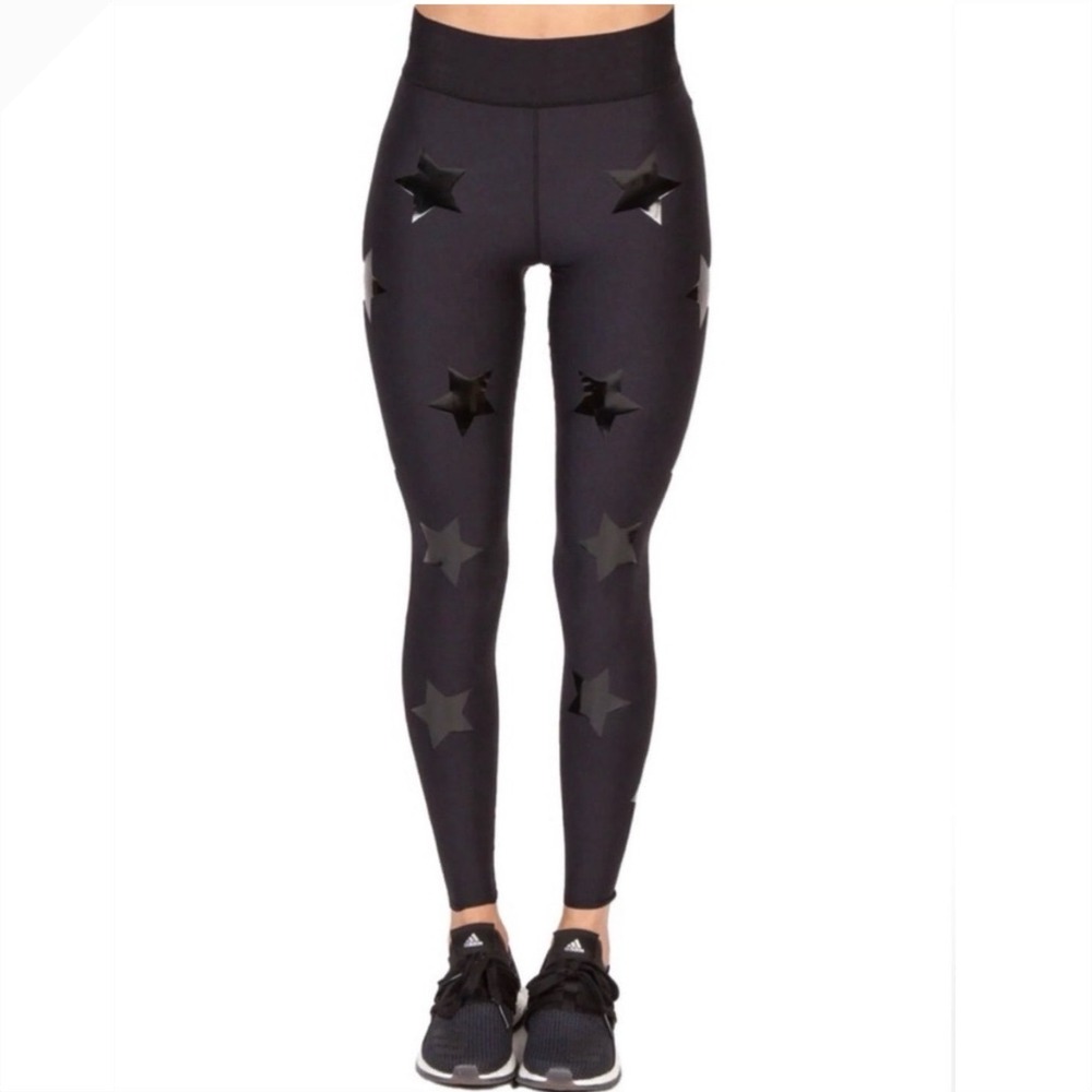Ultracor Ultra High Lux Knockout‎ Star Leggings Black Nero High Rise Medium